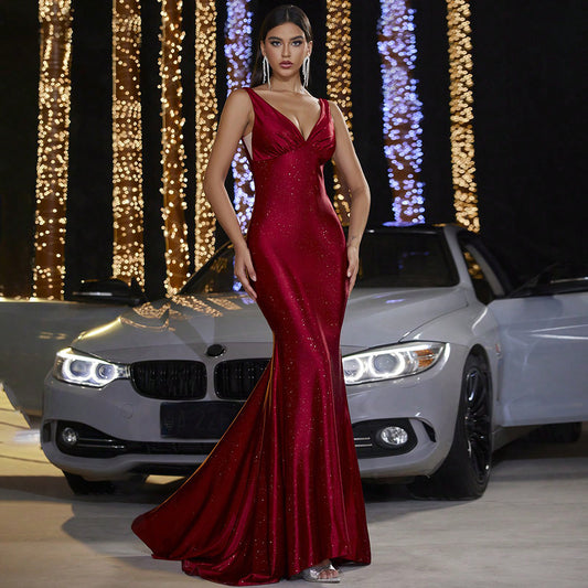 Loris Luvé Vermeil Evening Dress